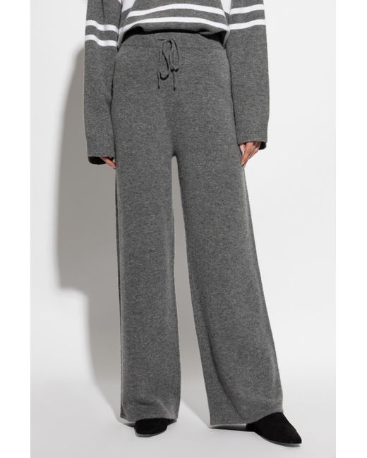 Theory Gray Loose-fitting Pants,