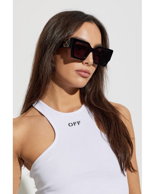 Off-White c/o Virgil Abloh Gray Sunglasses