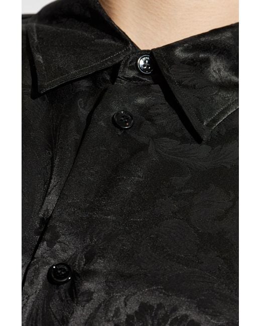 Versace Black Formal Shirts for men