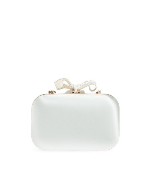 Jimmy Choo White Clutch 'Cloud'