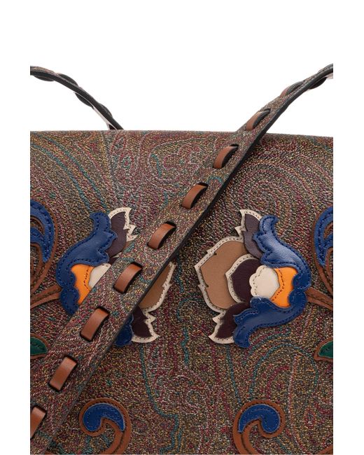 Etro Brown Shoulder Bag Drya Small