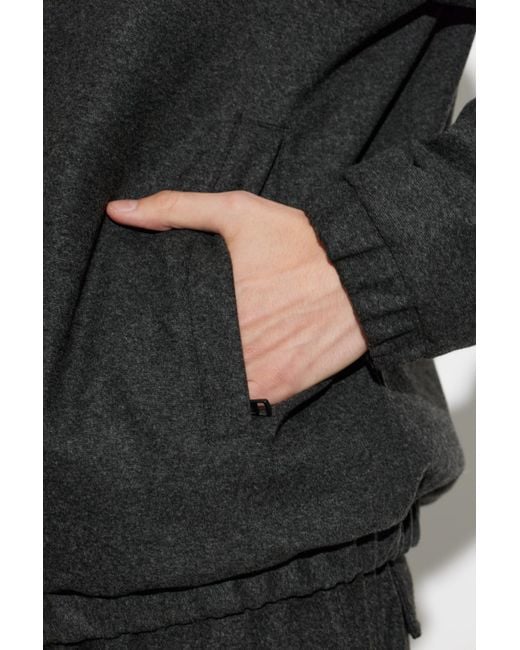 Moncler Black Quilted Jacket 'Limberl' for men