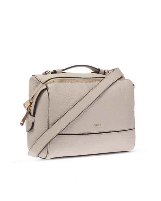 beige furla bag