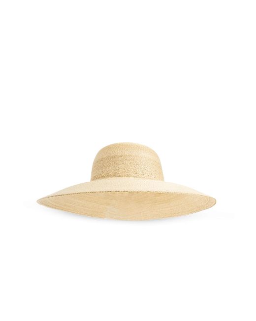 Jacquemus White Straw Hat