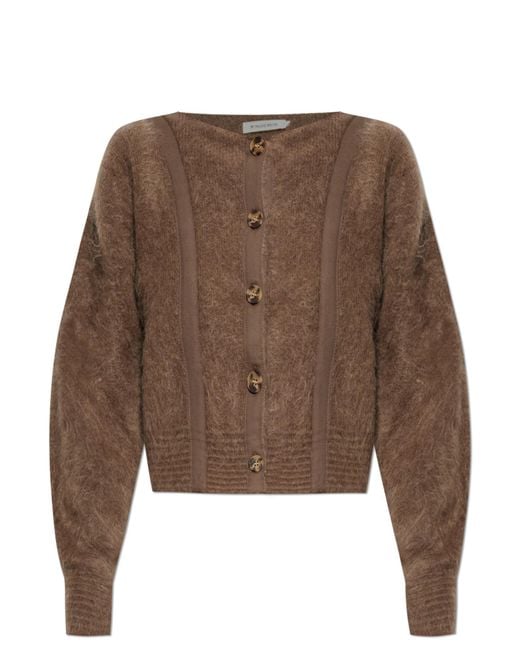 By Malene Birger Brown Cardigan 'Pernille'