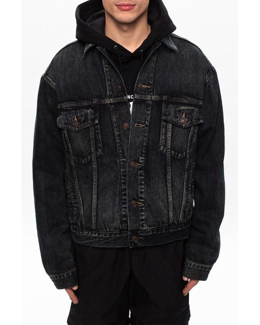 distressed denim jacket mens