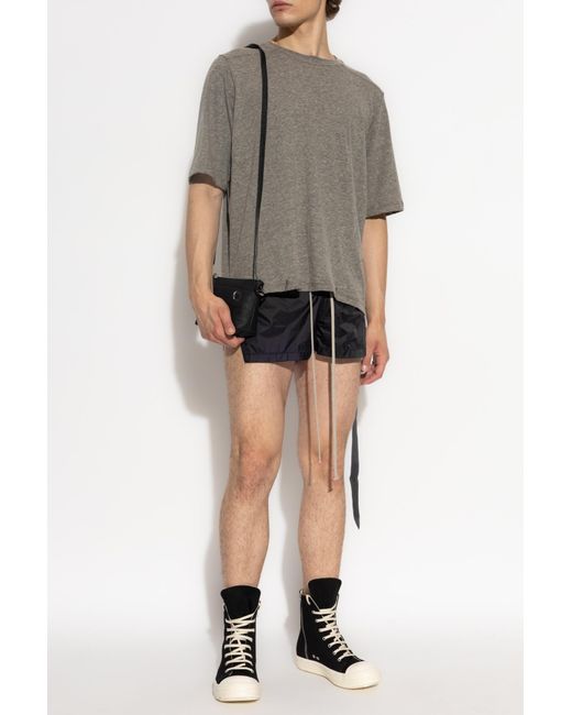 Rick Owens Gray Short-Sleeve T-Shirt