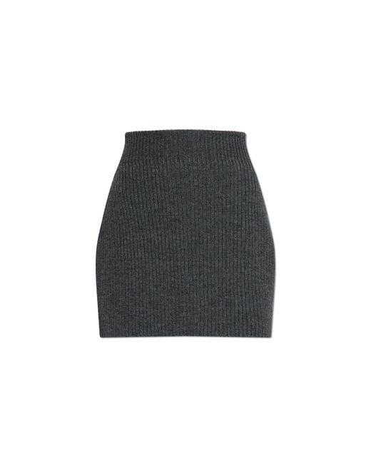Givenchy Red Wool Skirt