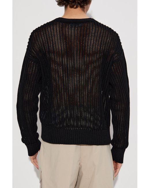 DSquared² Black V-neck Sweater, for men
