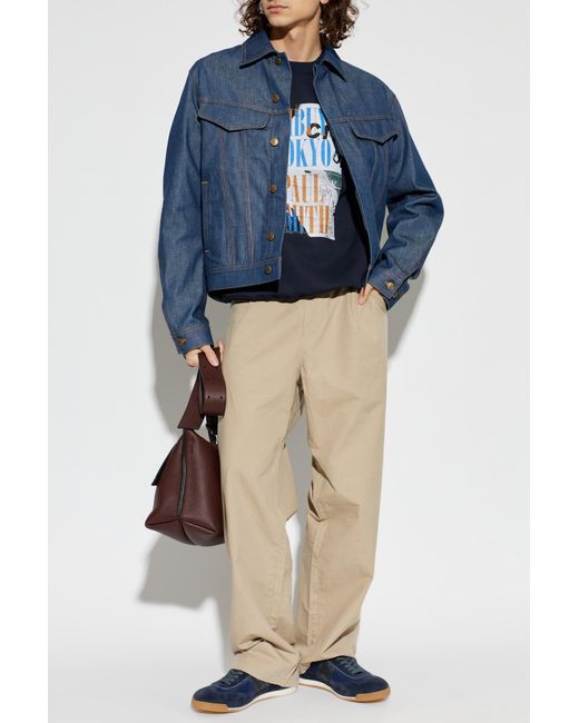 Paul Smith Blue Sweatshirt With Print for men