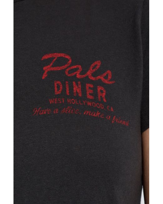 Re/done Blue T-Shirt With Print