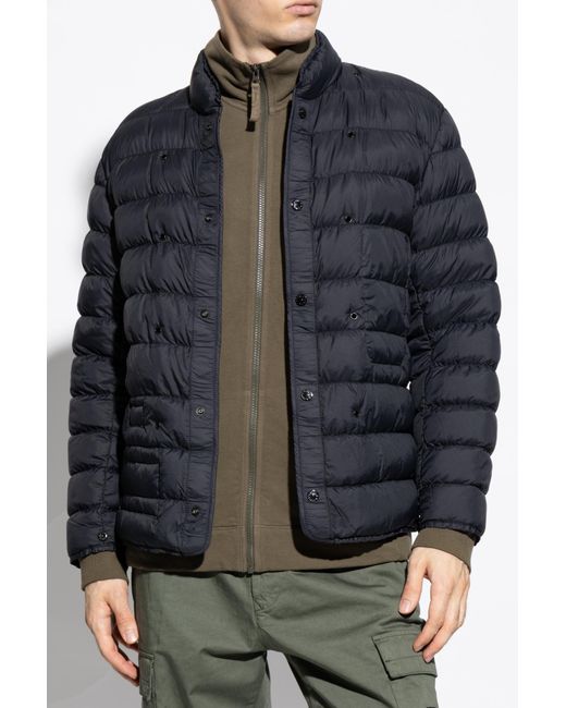 Stone Island Wool Down Layered Capsule Jacket in Black for Men Lyst UK