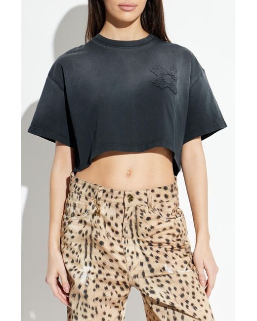 Amiri Black Short Top With Patch