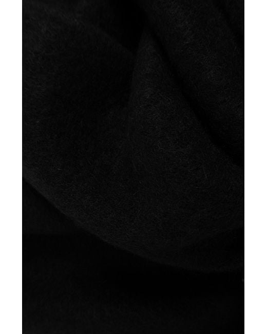 Lemaire Black Wool Scarf