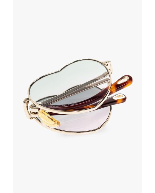 Vivienne Westwood Metal heart-shape-frame Sunglasses - Farfetch