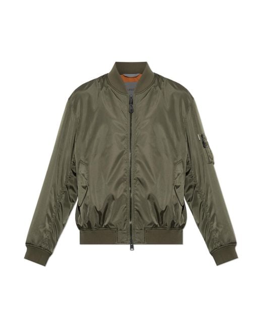 Balenciaga Green Insulated Jacket With Logo for men