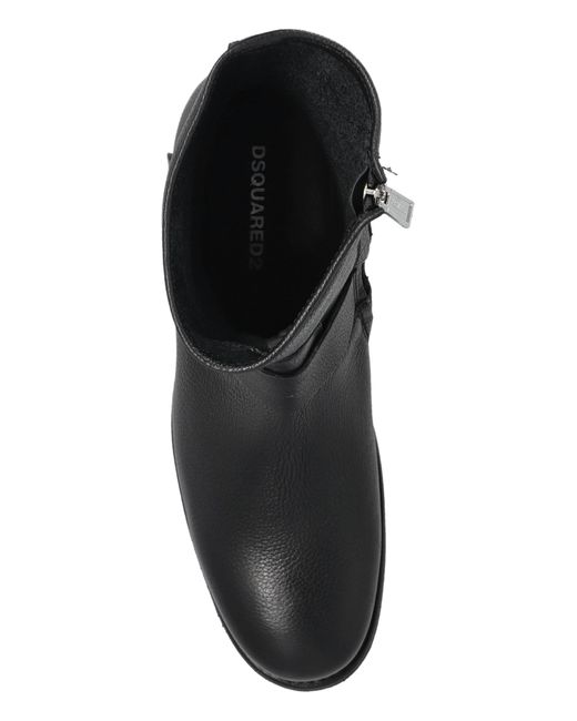 DSquared² Blue "Harley" Ankle Boots for men