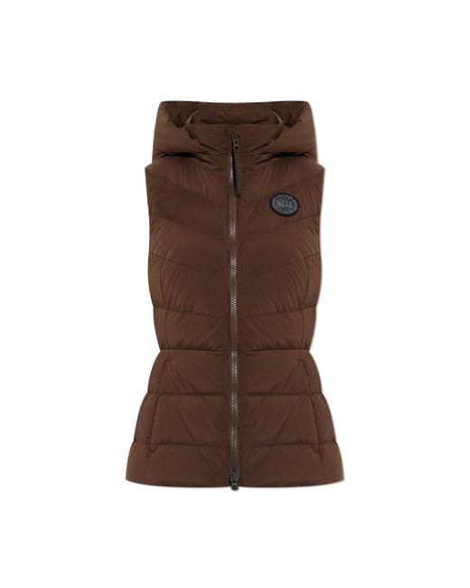 Canada Goose Brown Quilted Vest 'Clair'