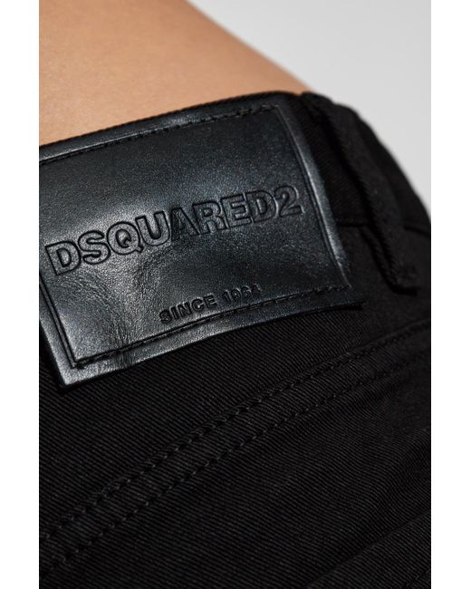 DSquared² Black "Jenna" Jeans