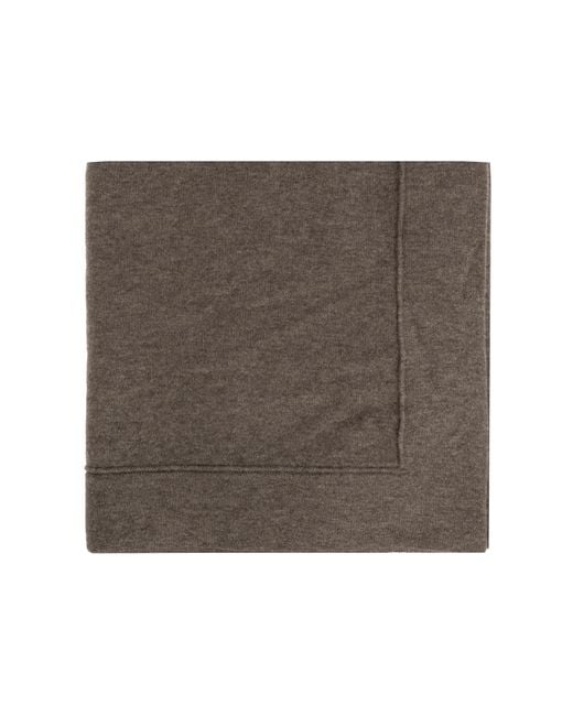 Lisa Yang Brown Cashmere Scarf 'Frieda'