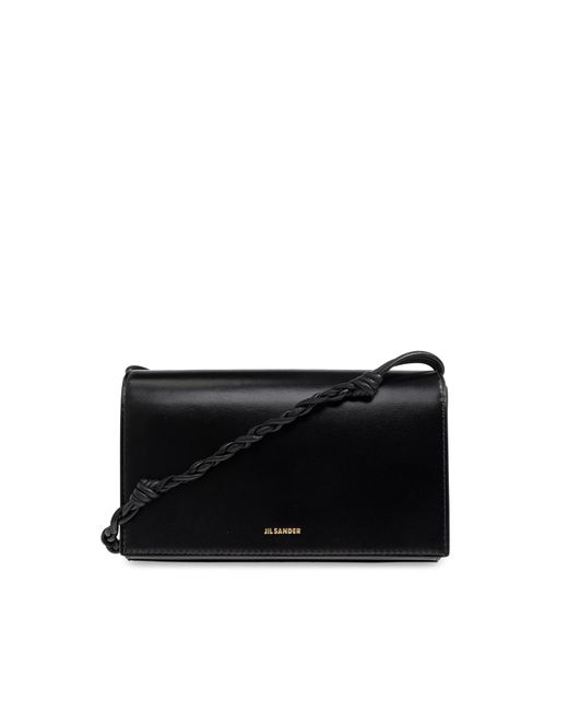 Jil Sander Black Belt Bag "Tangle"