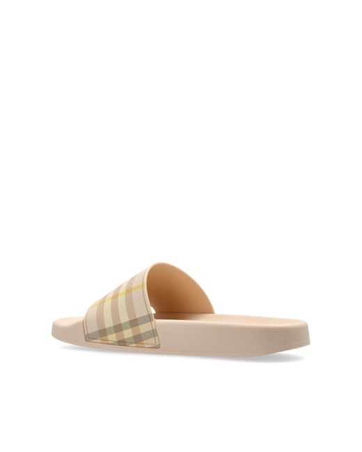 Burberry Natural Rubber Flip-Flops