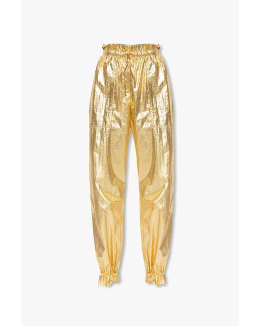 Forte Forte Relaxed-fitting Trousers in Yellow | Lyst