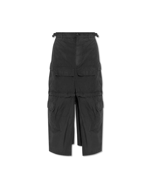 Balenciaga Black 'Cargo' Pants