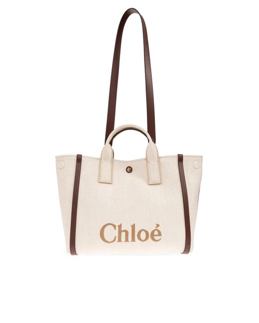 Chloé Natural Carry Small Tote Bag