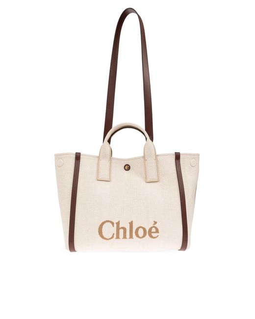 Chloé Natural Carry Small Tote Bag