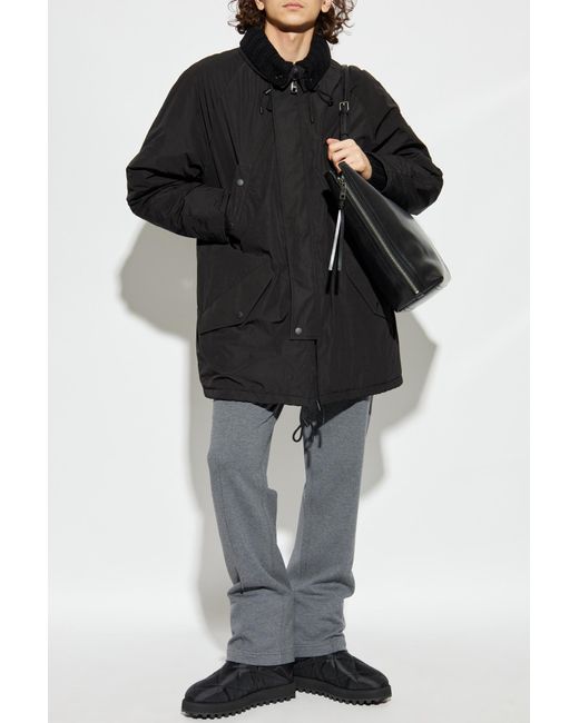 Dolce & Gabbana Black Dolce & Gabbana Insulated Parka With Hood for men