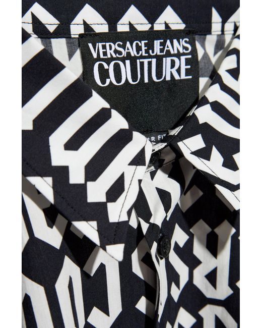 Versace Jeans Couture White Shirt With Logo for men