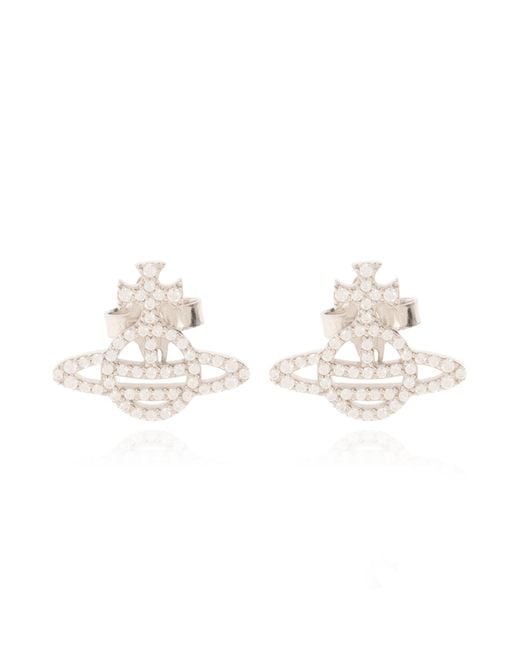 Vivienne Westwood Metallic Silver Earrings