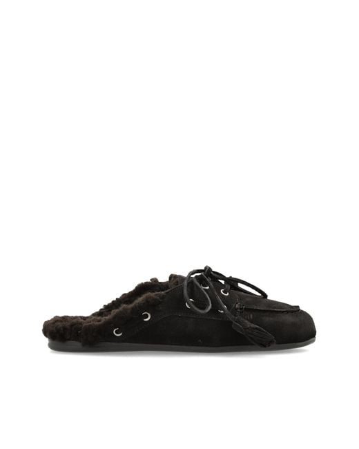 POSA Black 'Boat' Slides