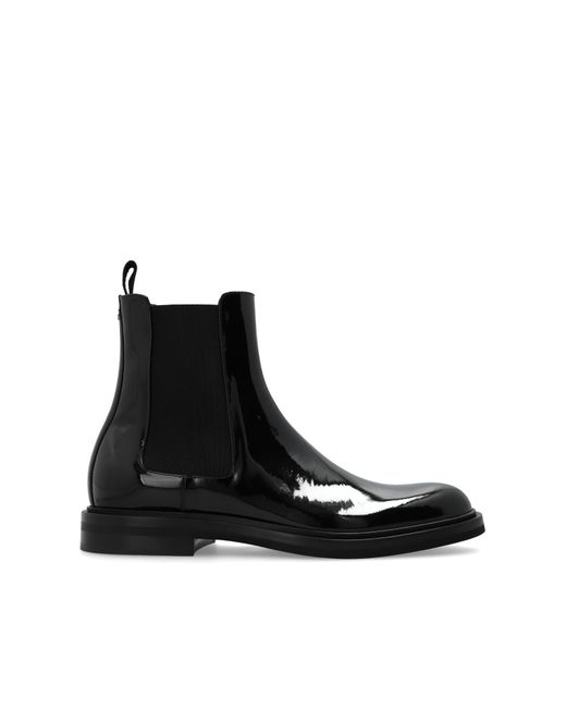 Dolce & Gabbana Black Ankle Boots for men