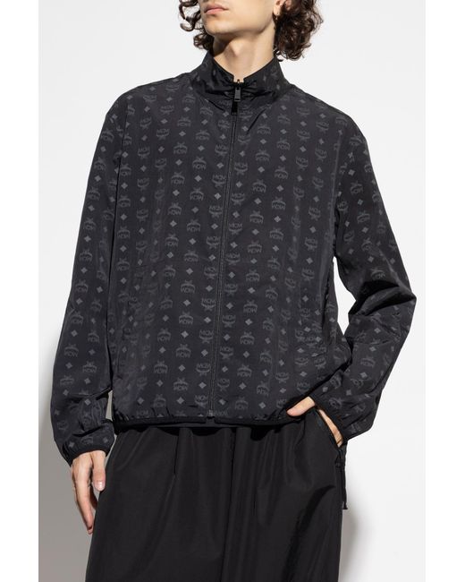 MCM Black Jacket With Logo for men