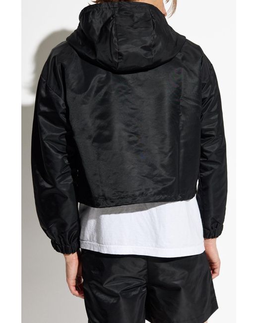 Sporty & Rich Black Jacket With Logo
