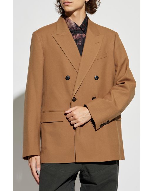Dries Van Noten Brown Blazer "Buforen" for men