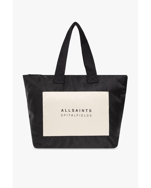 AllSaints Black 'lilou' Shopper Bag