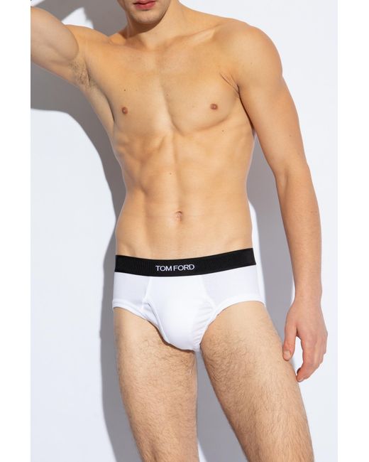 Tom Ford Black Briefs Two-Pack for men
