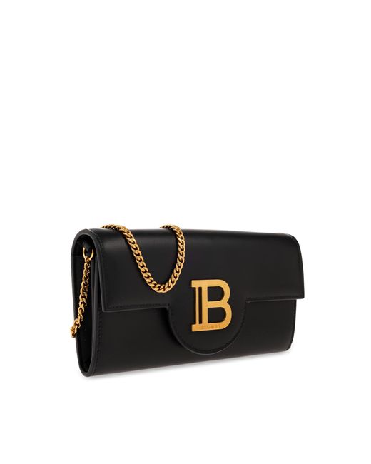 Balmain b buzz Wallet On Chain in Black Lyst