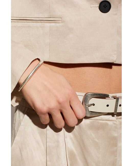AllSaints White Brass Bracelet