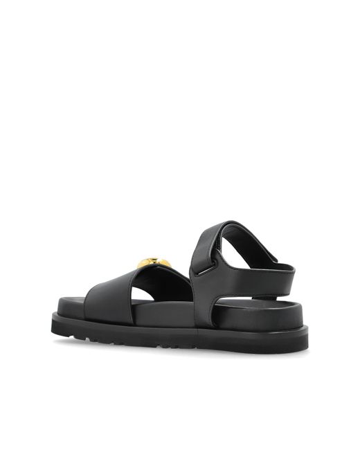 Loewe Black Sandals 'Pebble'