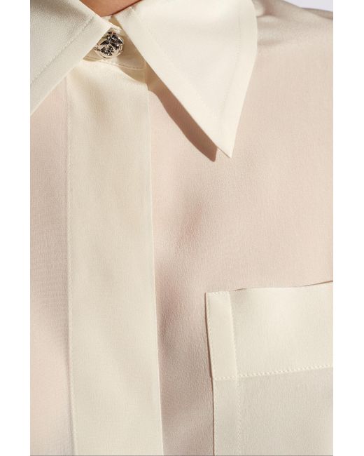 Lanvin White Silk Shirt