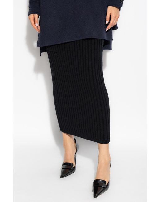 Max Mara Blue Skirt Seta