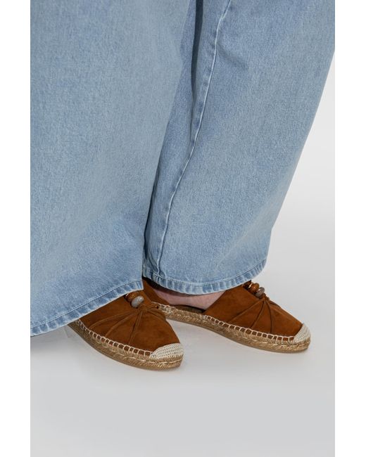 Jimmy Choo Brown Espadrilles 'Lemi'