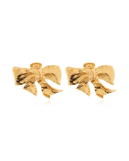 Moschino Metallic Brass Clips