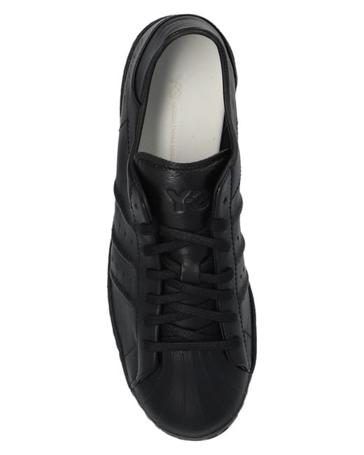 Y-3 Black 'superstar' Sneakers,