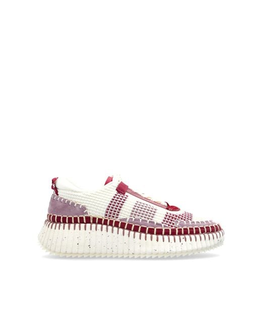 Chloé Pink 'Nama' Sports Shoes
