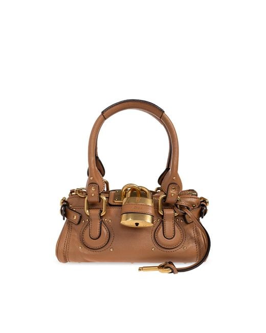 Chloé Brown Handbag "Paddington Small"